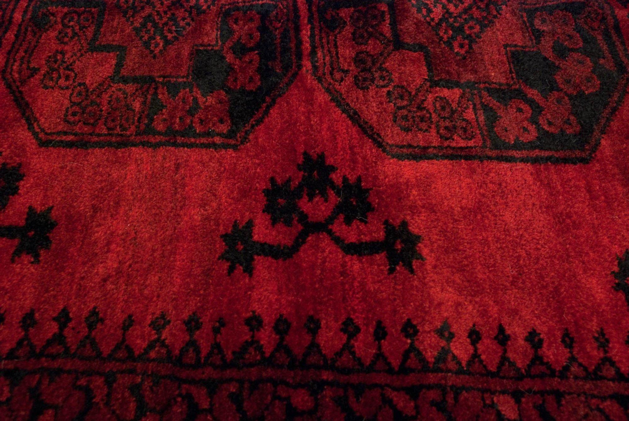 Mid-20th Century Vintage Afghani Ersari Design Carpet  For Sale