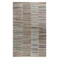 11.5x17.3 ft Adjustable Vintage Oversize Kilim, Handwoven Cotton Turkish Rag Rug