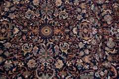 Vintage Indian Bijar Design Carpet