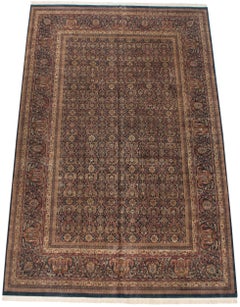 Vintage Indian Doroksh Design Carpet