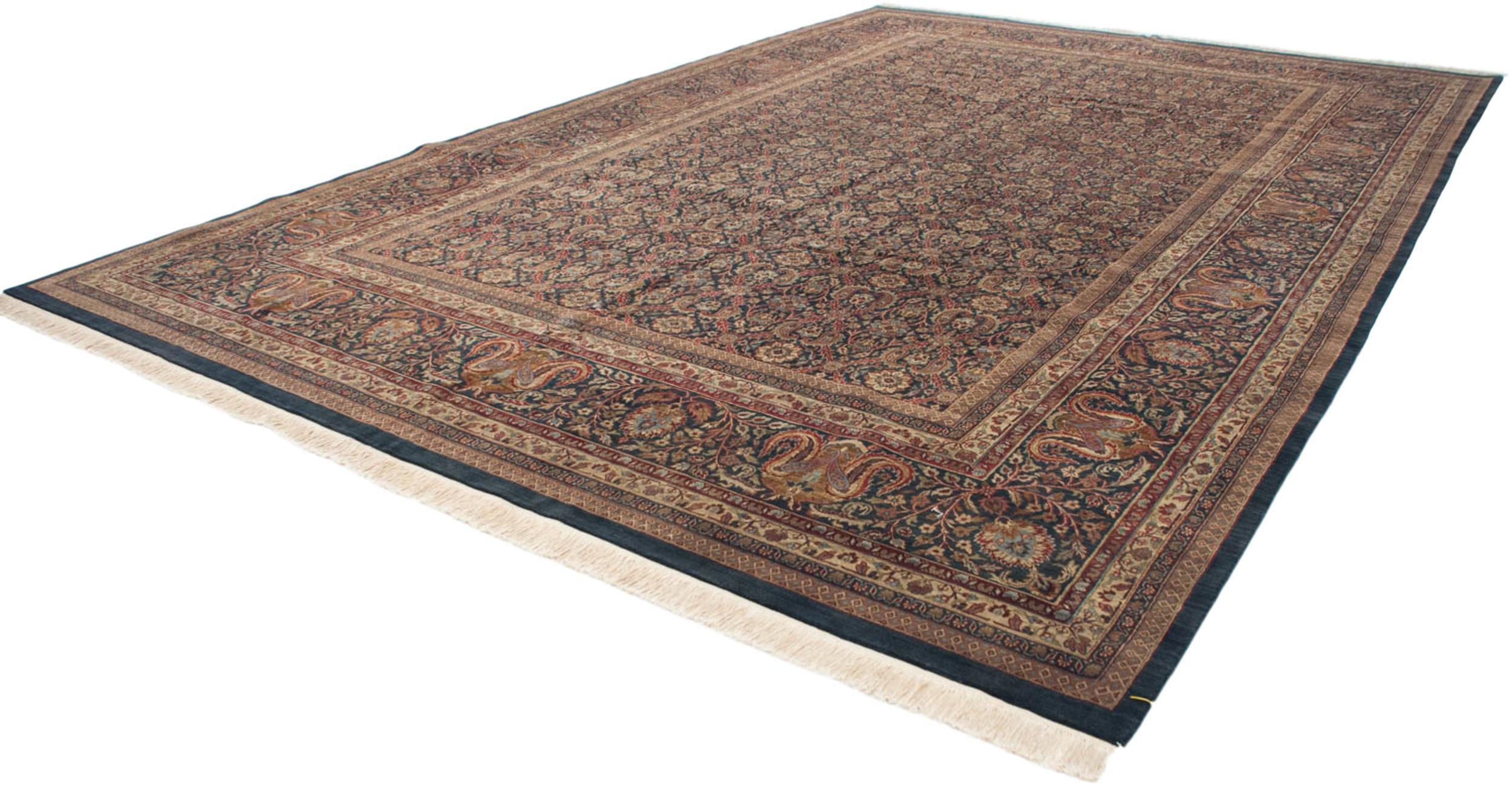 Hand-Knotted Vintage Indian Doroksh Design Carpet For Sale
