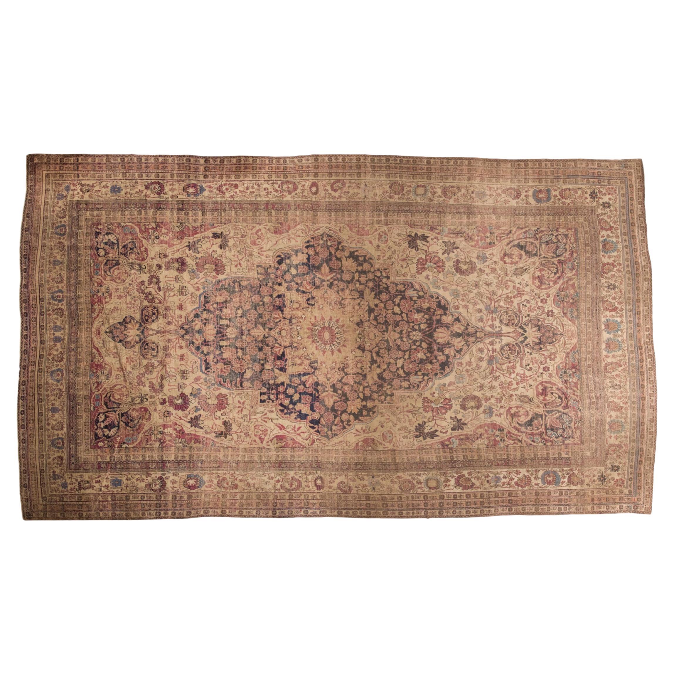 Antique Kermanshah Carpet For Sale