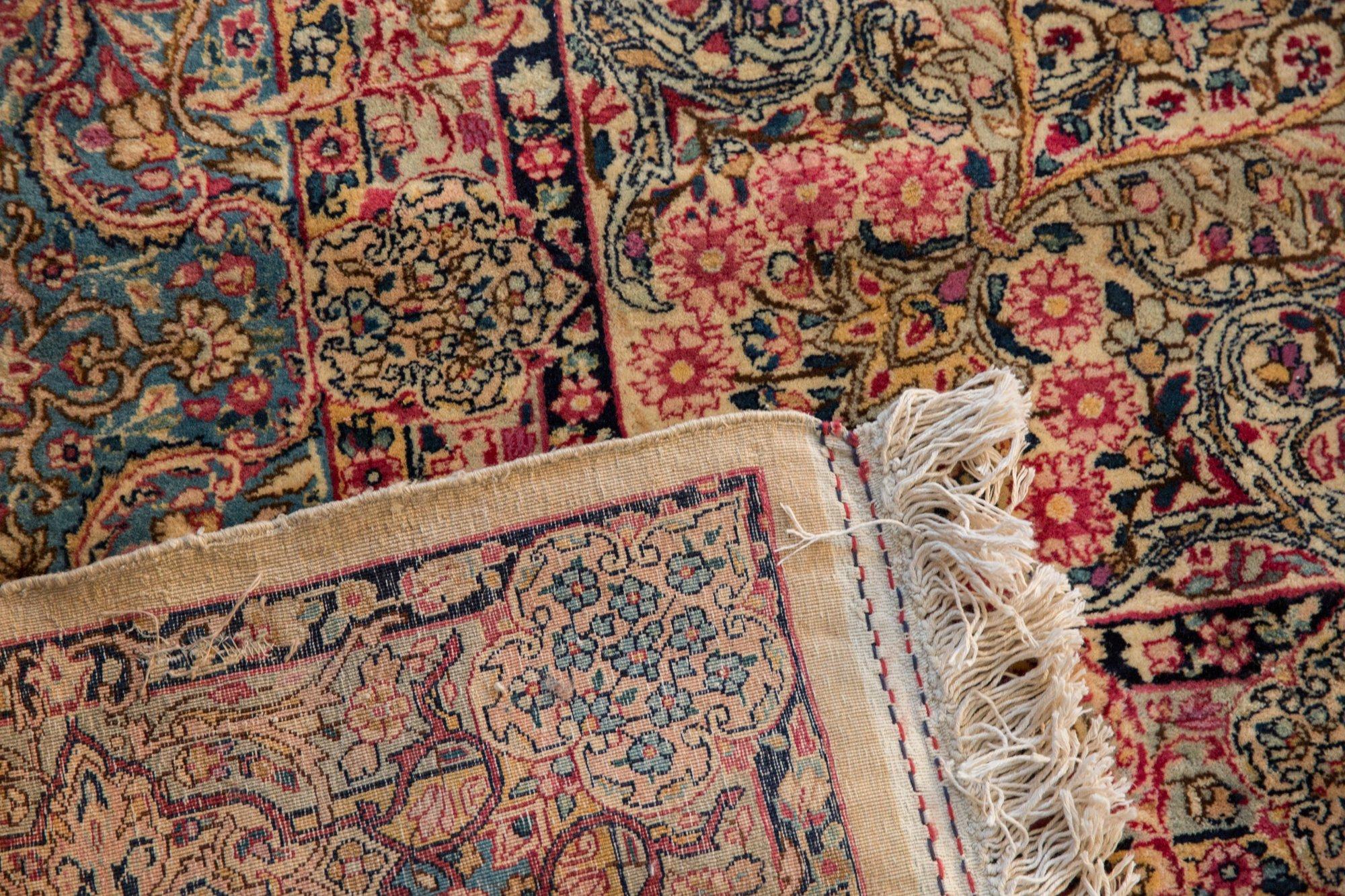 Vintage Lavar Kerman Carpet For Sale 3