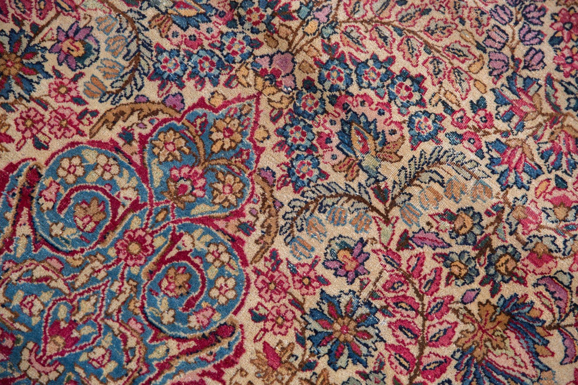 Vintage Lavar Kerman Carpet For Sale 4