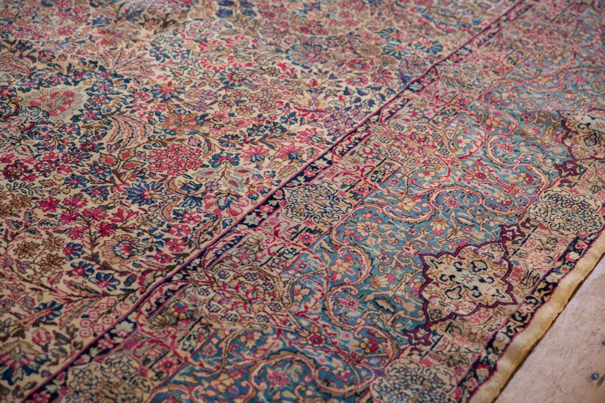 Vintage Lavar Kerman Carpet For Sale 5