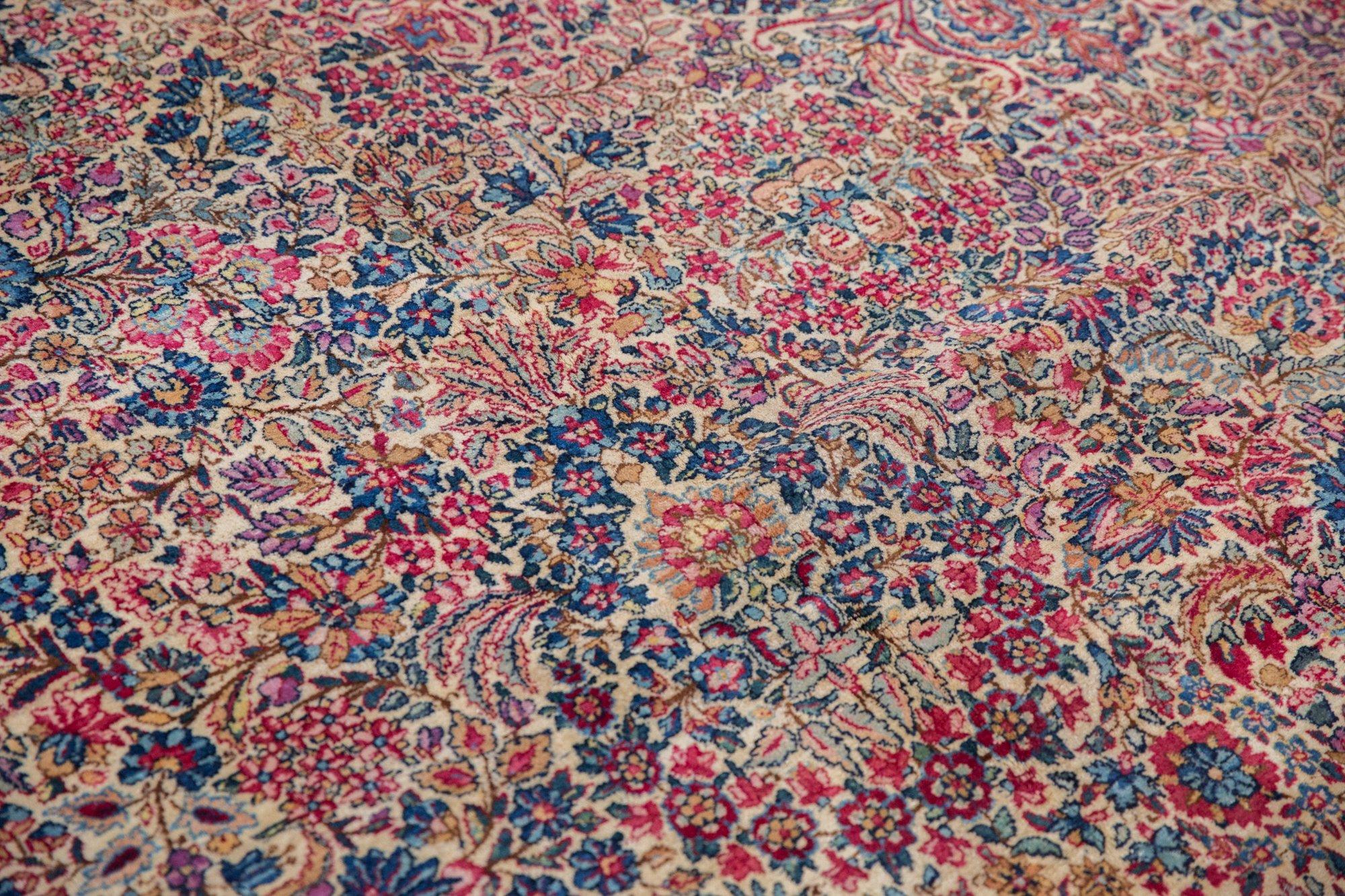 Vintage Lavar Kerman Carpet In Good Condition For Sale In Katonah, NY