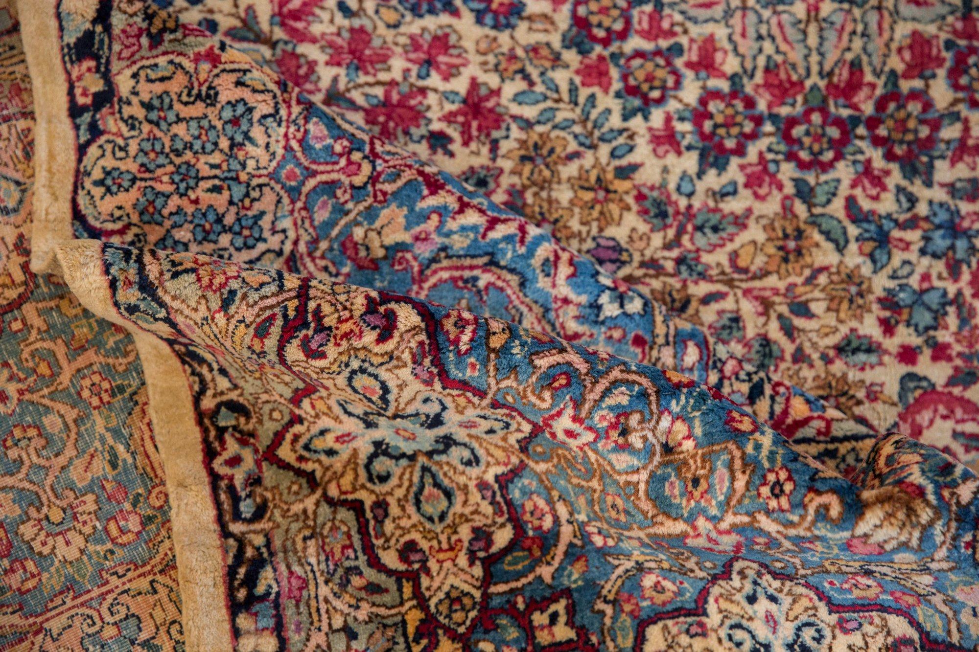 Vintage Lavar Kerman Carpet For Sale 1