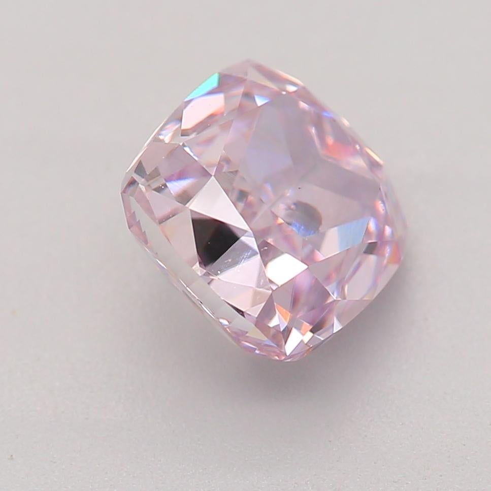 Women's or Men's 1.16 Carat Fancy Pink Purple Cushion Cut Diamond VS1 Clarity GIA Certified For Sale