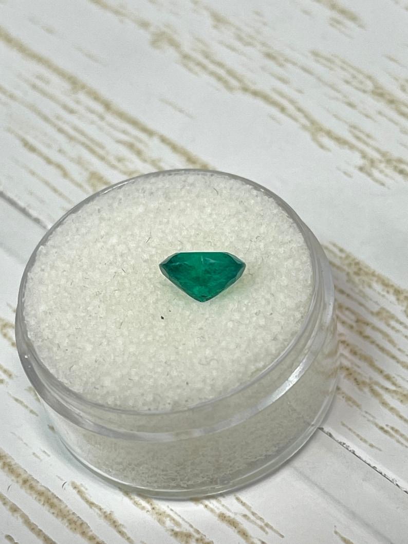 1.16 Karat kolumbianischer Smaragd im Herzschliff  Intensives Muzo Grün Loser Edelstein im Zustand „Neu“ im Angebot in Jupiter, FL