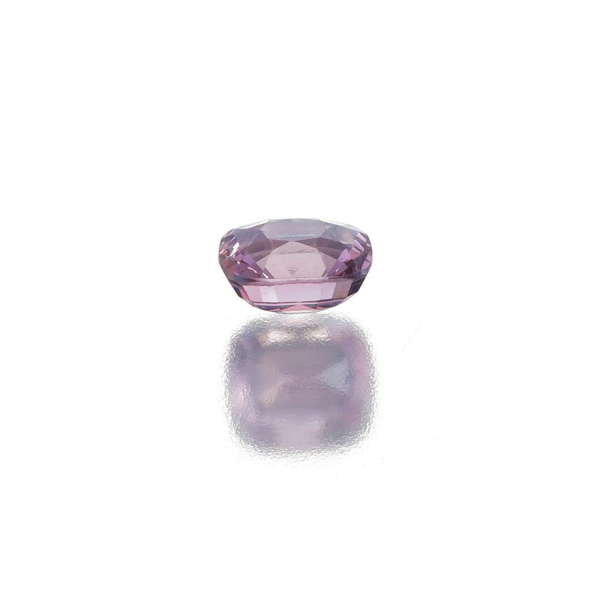 Cushion Cut 1.16 Carat Natural Pink Spinel from Burma No Heat For Sale