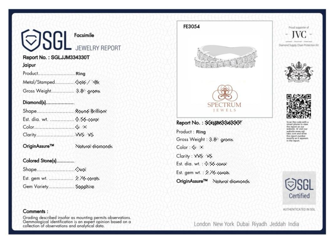 1.16 Carat SI Clarity HI Color Princess Cut Diamond Ring 14 Karat White Gold For Sale 1