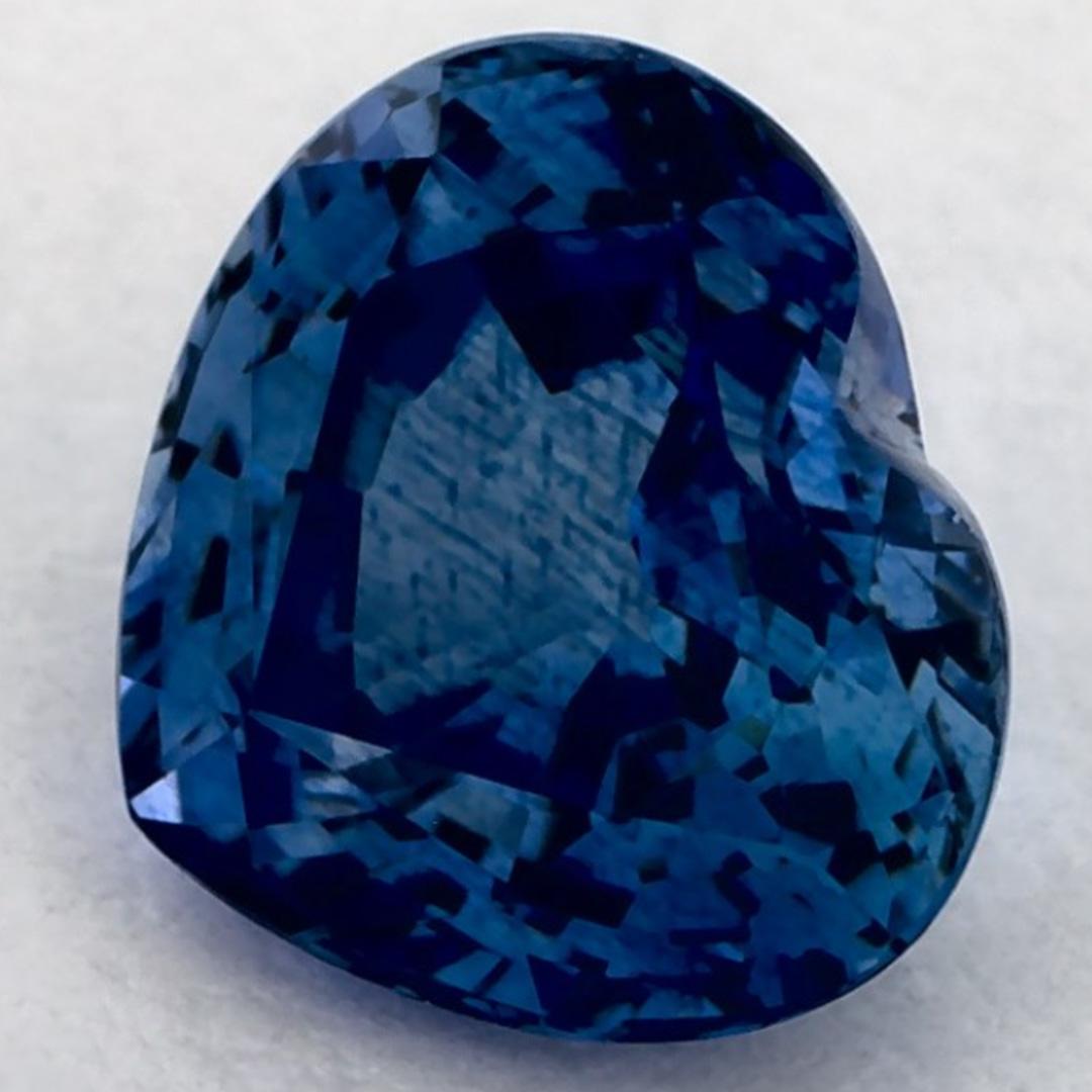 1.16 qt Zafiro Azul Corazón Gema Suelta Corte de corazón en venta