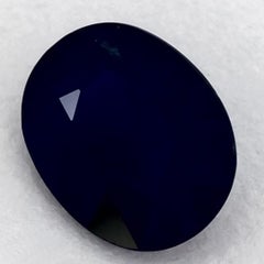 1.16 qt Zafiro Azul Oval Gema Suelta
