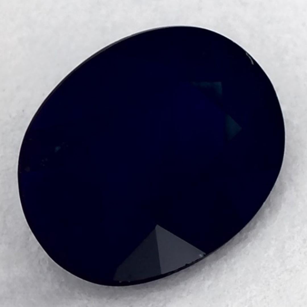 1.16 carati di zaffiro blu ovale sfuso In condizioni Nuovo in vendita a Fort Lee, NJ