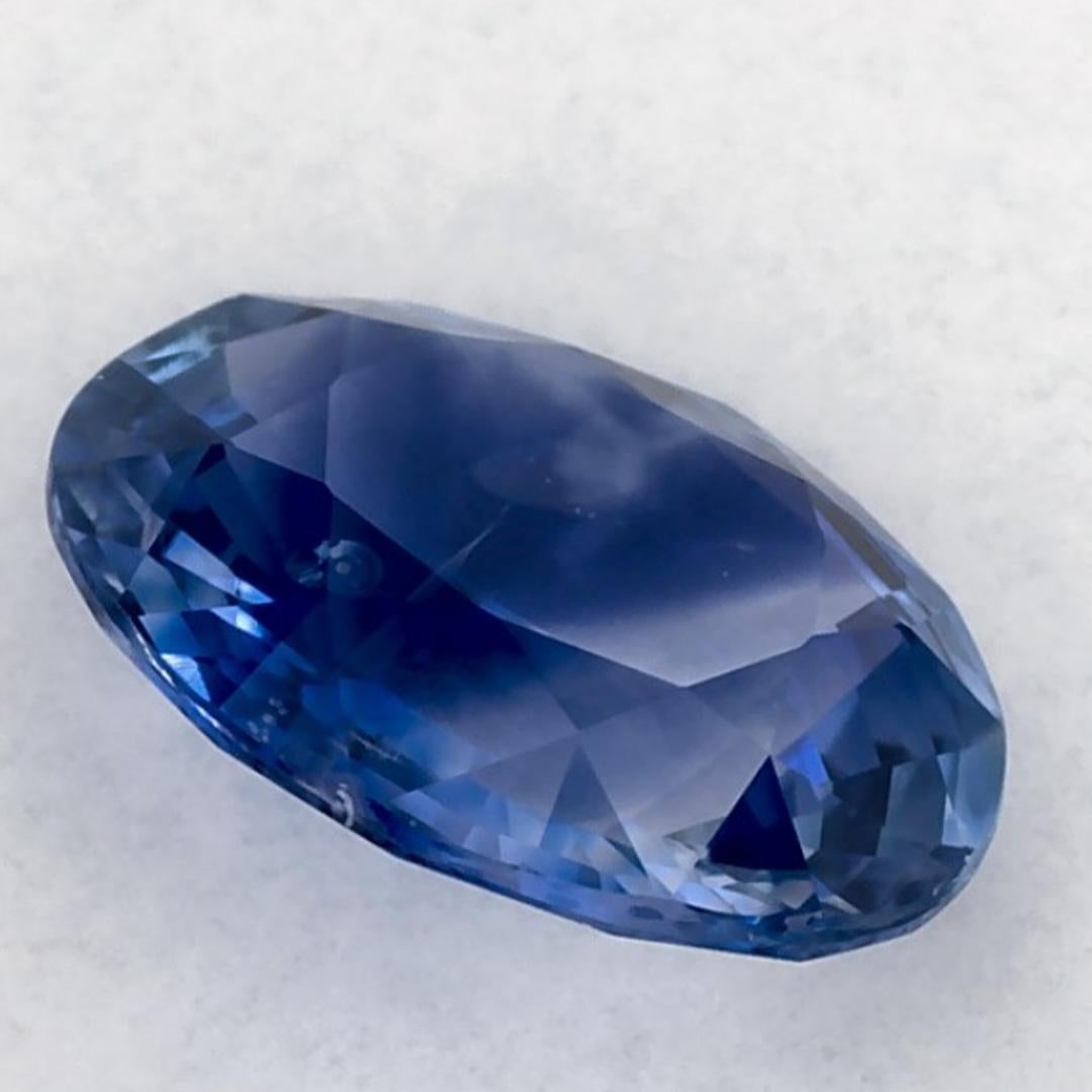 1.16 qt Zafiro Azul Oval Gema Suelta en venta 1