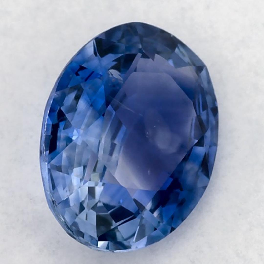 1.16 qt Zafiro Azul Oval Gema Suelta en venta 2