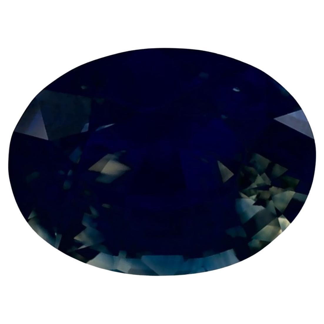 1.16 Ct Blue Sapphire Oval Loose Gemstone (pierre précieuse en vrac)