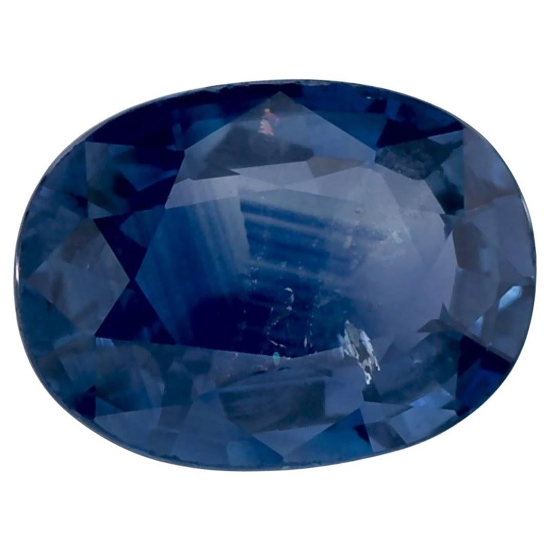 1.16 Karat Blauer Saphir Oval Loser Edelstein