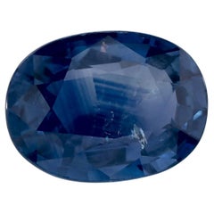 1.16 Karat Blauer Saphir Oval Loser Edelstein