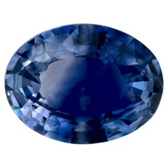 1.16 Karat Blauer Saphir Oval Loser Edelstein