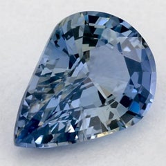 1.16 Ct Blue Sapphire Pear Loose Gemstone