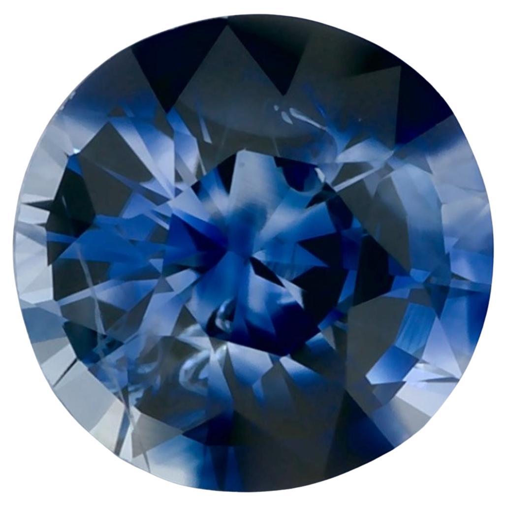 1.16 Ct Blue Sapphire Round Loose Gemstone