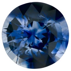 1.16 Ct Blue Sapphire Round Loose Gemstone