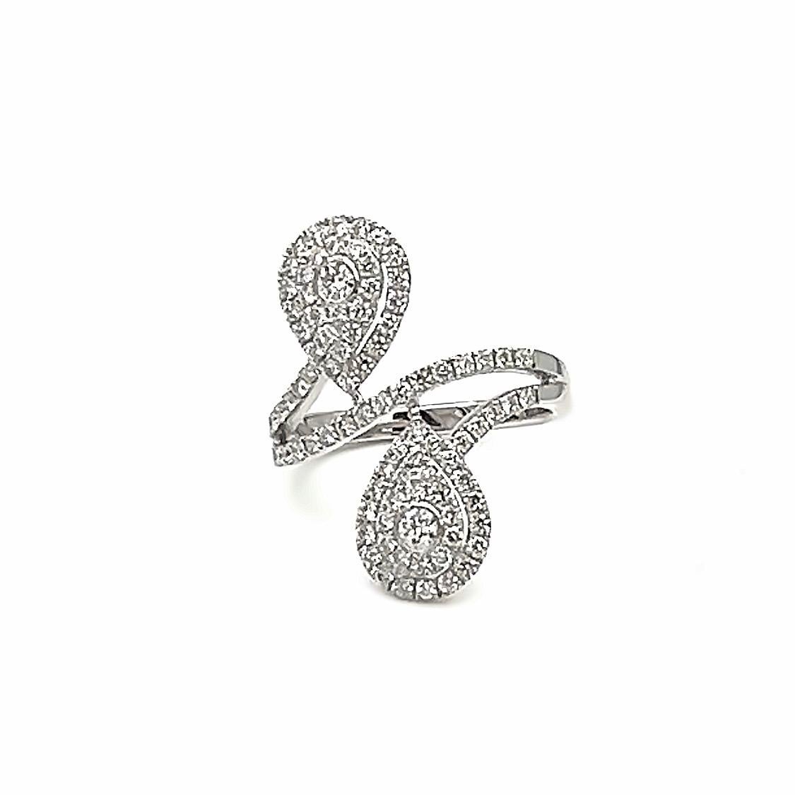 Im Angebot: 1,16 Karat Diamantring () 4