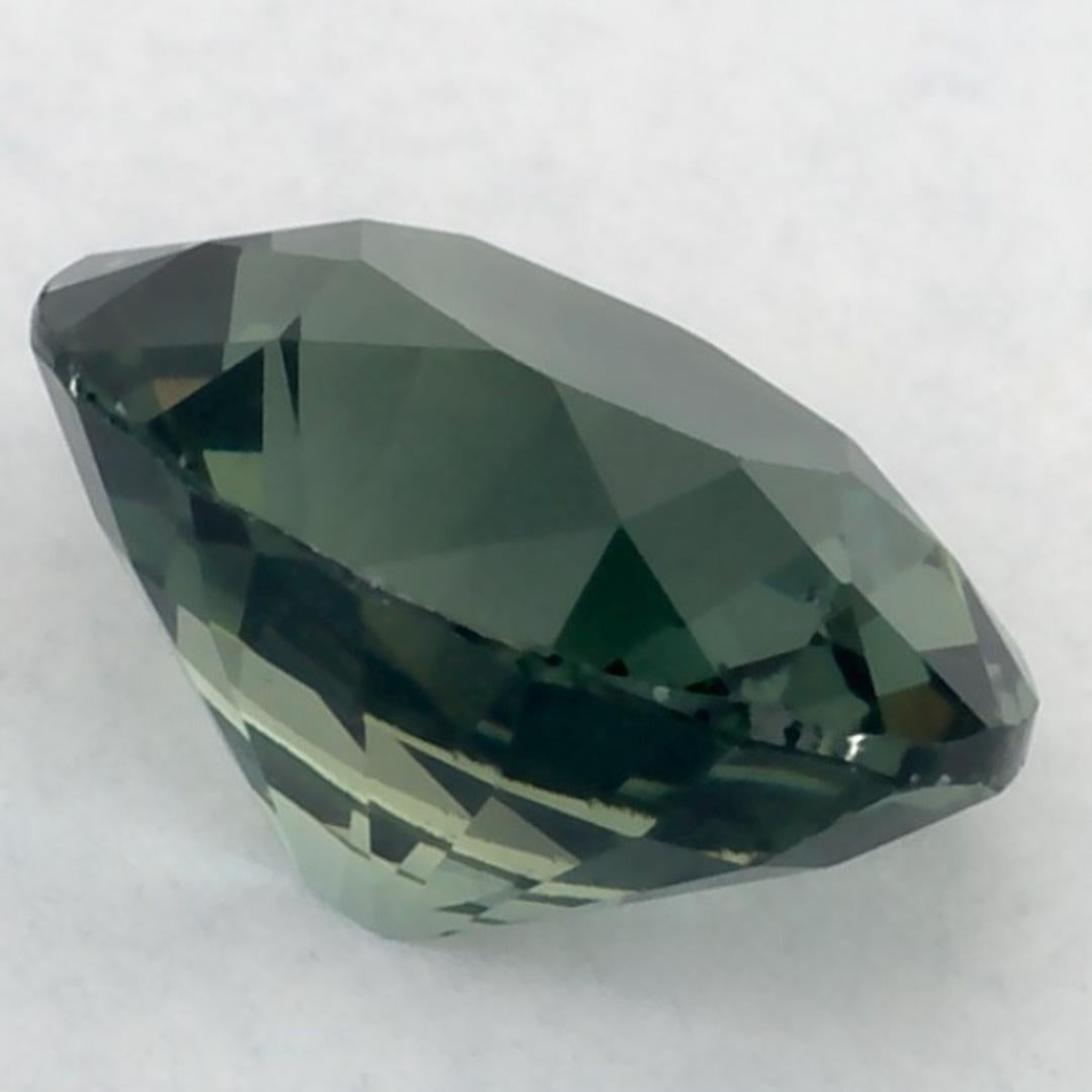 1.16 Karat Grüner Saphir Oval Loser Edelstein im Angebot 1