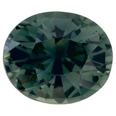 1.16 Ct Green Sapphire Oval Loose Gemstone