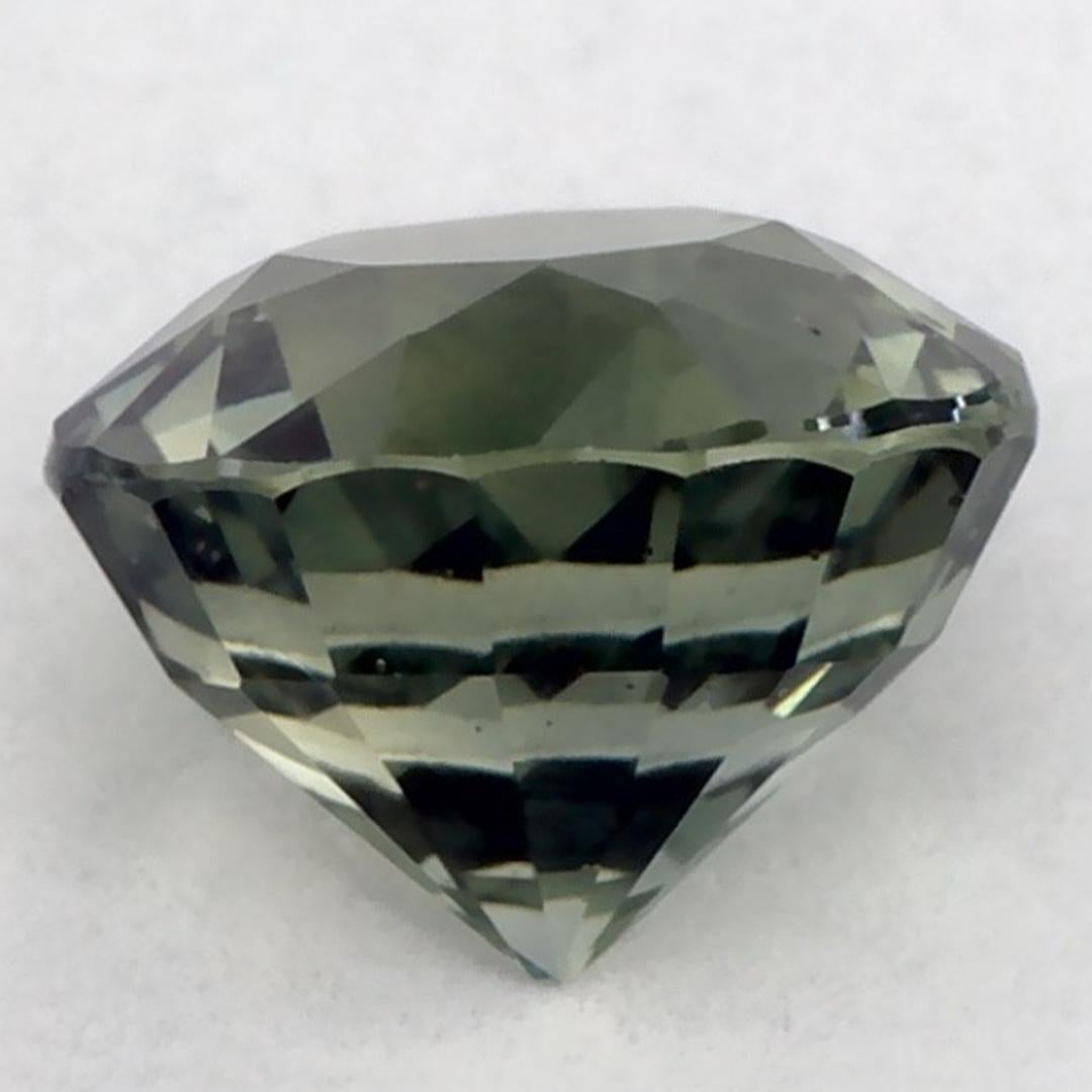 1.16 Karat Grüner Saphir Rund Lose Edelstein im Zustand „Neu“ im Angebot in Fort Lee, NJ