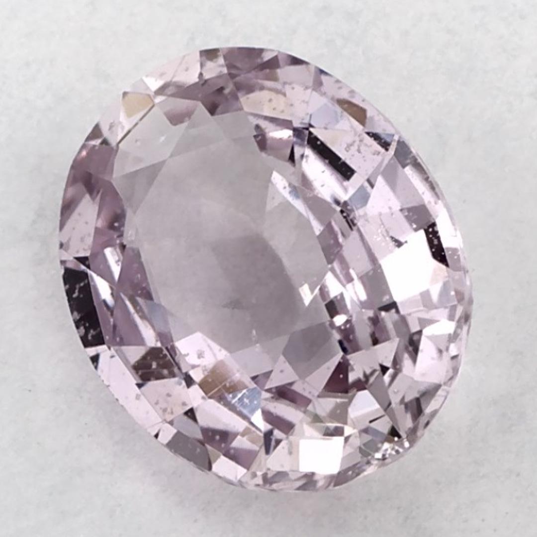 1.16 ct Zafiro rosa ovalado gema suelta Corte oval en venta