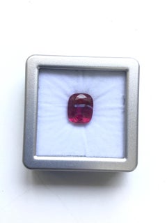 Rubellite de 11,61 carats, taille « coussin », qualité supérieure, pour la joaillerie haut de gamme – pierre précieuse naturelle