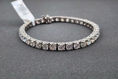 11,68 Karat – Atemberaubendes Diamant-Tennisarmband in Platin