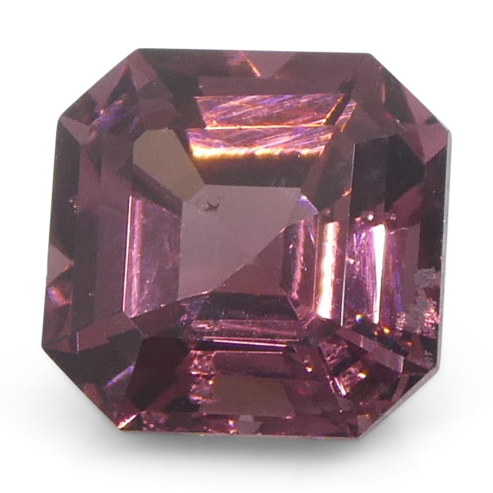 1,16 Karat Asscher-Schliff/quare Rosa Spinell aus Birma, unerhitzt im Angebot 2