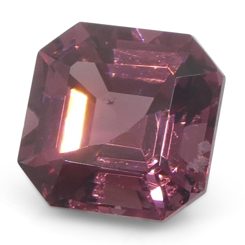 1,16 Karat Asscher-Schliff/quare Rosa Spinell aus Birma, unerhitzt im Angebot 3