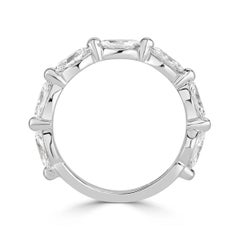 1.16ct Marquise Cut Diamond Band in Platinum