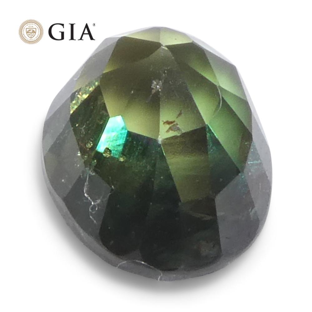 1.16ct Oval Bluish Green to Purple Alexandrite GIA Certified Madagascar Unheated en vente 8