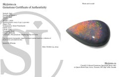 1.16ct Birnen-Cabochon Grauer Opal aus Australien