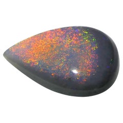 1.16ct Ópalo gris cabujón pera de Australia