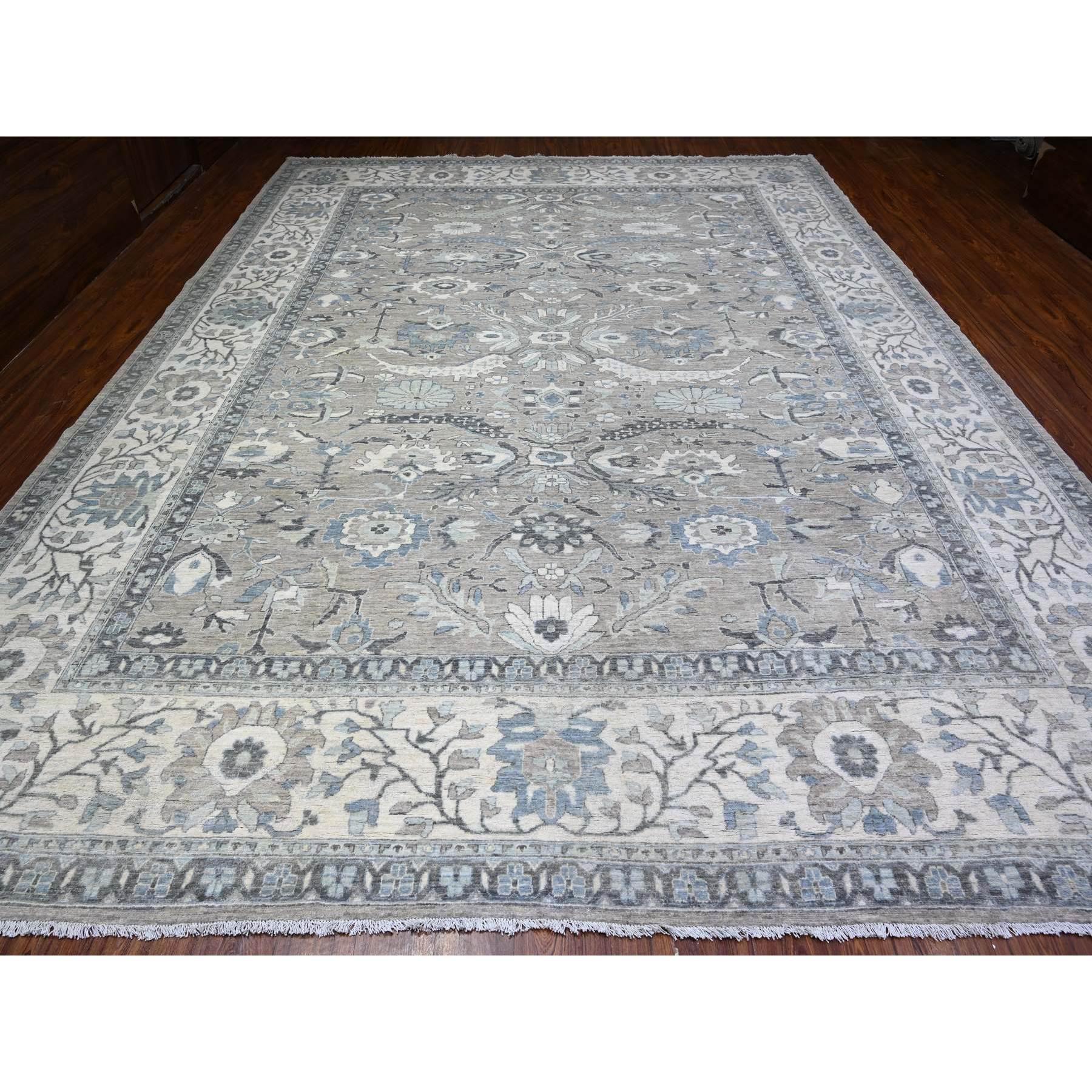 This is a truly genuine one-of-a-kind Fine Peshawar with Sickle Leaf Design, Hand Knotted, Pure Wool, Oriental Rug. It has been Knotted for months and months in the centuries-old weaving craftsmanship techniques by expert artisans.
Primary