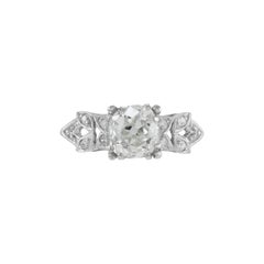 Vintage 1.17 Carat Art Deco Diamond Ring