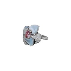 1.17 Karat Fancy Pink Diamond Ring VS Clarity AGL zertifiziert