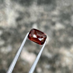 1.17 carats Brownish Red Spinel Stone Cushion Cut Gem from Burma