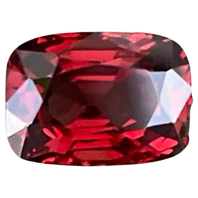 1,17 quilates Piedra espinela roja pardusca Gema talla cojín de Birmania