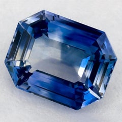 1.17 Ct Zaffiro blu taglio ottagono Gemma sfusa