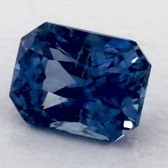 1.17 Ct Blue Sapphire Octagon Cut Loose Gemstone