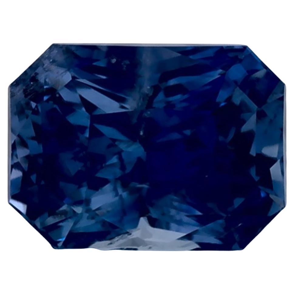 1.17 qt zafiro azul talla octágono gema suelta