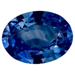 1.17 Carat Blue Sapphire Oval Loose Gemstone