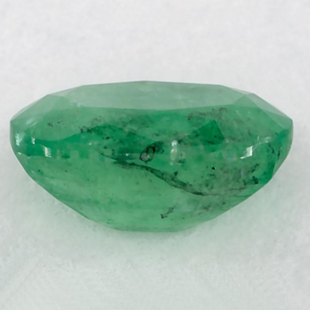 1.17 Karat Smaragd Oval Loser Edelstein im Zustand „Neu“ im Angebot in Fort Lee, NJ